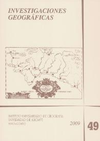 Investigaciones Geográficas. Núm. 49, 2009 | Biblioteca Virtual Miguel de Cervantes