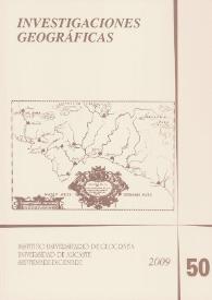 Investigaciones Geográficas. Núm. 50,  2009 | Biblioteca Virtual Miguel de Cervantes