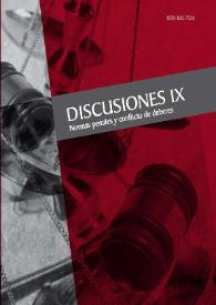 Discusiones. Núm. 9, 2009 | Biblioteca Virtual Miguel de Cervantes