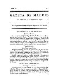 Gazeta de Madrid. 1808. Núm. 25, 25 de marzo de 1808 | Biblioteca Virtual Miguel de Cervantes
