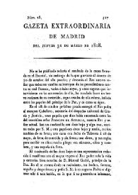 Gazeta de Madrid. 1808. Núm. 28, 31 de marzo de 1808 | Biblioteca Virtual Miguel de Cervantes