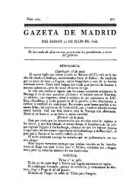 Gazeta de Madrid. 1808. Núm. 102, 30 de julio de 1808 | Biblioteca Virtual Miguel de Cervantes