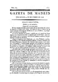 Gazeta de Madrid. 1808. Núm. 164, 24 de diciembre de 1808 | Biblioteca Virtual Miguel de Cervantes