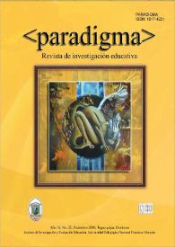 Paradigma : Revista de investigación educativa. Año 16, Nº 25, diciembre 2008 | Biblioteca Virtual Miguel de Cervantes