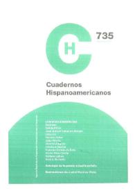 Cuadernos Hispanoamericanos. Núm. 735, septiembre 2011 | Biblioteca Virtual Miguel de Cervantes