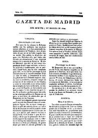 Gazeta de Madrid. 1809. Núm. 66, 7 de marzo de 1809 | Biblioteca Virtual Miguel de Cervantes