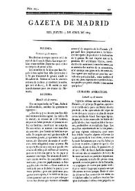 Gazeta de Madrid. 1809. Núm. 103, 13 de abril de 1809 | Biblioteca Virtual Miguel de Cervantes