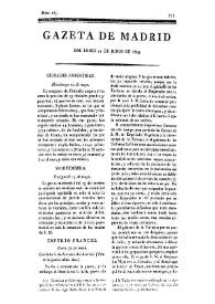 Gazeta de Madrid. 1809. Núm. 163, 12 de junio de 1809 | Biblioteca Virtual Miguel de Cervantes