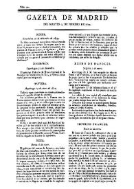Gazeta de Madrid. 1810. Núm. 44, 13 de febrero de 1810 | Biblioteca Virtual Miguel de Cervantes
