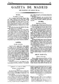 Gazeta de Madrid. 1810. Núm. 63, 4 de marzo de 1810 | Biblioteca Virtual Miguel de Cervantes