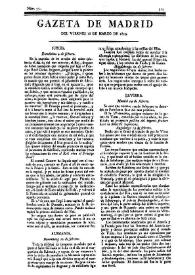 Gazeta de Madrid. 1810. Núm. 75, 16 de marzo de 1810 | Biblioteca Virtual Miguel de Cervantes