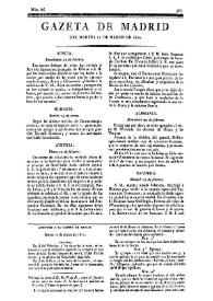 Gazeta de Madrid. 1810. Núm. 86, 27 de marzo de 1810 | Biblioteca Virtual Miguel de Cervantes