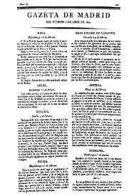 Gazeta de Madrid. 1810. Núm. 96, 6 de abril de 1810 | Biblioteca Virtual Miguel de Cervantes