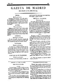 Gazeta de Madrid. 1810. Núm. 118, 28 de abril de 1810 | Biblioteca Virtual Miguel de Cervantes