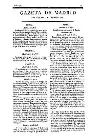 Gazeta de Madrid. 1810. Núm. 131, 11 de mayo de 1810 | Biblioteca Virtual Miguel de Cervantes