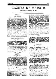 Gazeta de Madrid. 1810. Núm. 134, 14 de mayo de 1810 | Biblioteca Virtual Miguel de Cervantes