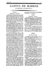 Gazeta de Madrid. 1810. Núm. 136, 16 de mayo de 1810 | Biblioteca Virtual Miguel de Cervantes
