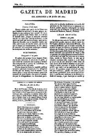 Gazeta de Madrid. 1810. Núm. 185, 4 de julio de 1810 | Biblioteca Virtual Miguel de Cervantes