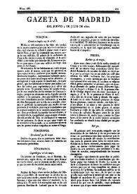 Gazeta de Madrid. 1810. Núm. 186, 5 de julio de 1810 | Biblioteca Virtual Miguel de Cervantes