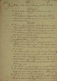 [Decreto sobre hacienda] | Biblioteca Virtual Miguel de Cervantes