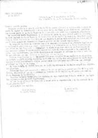 Carta de Unión Republicana en el Exilio a la Junta Española de Liberación. México, D. F., 5 de septiembre de 1945 | Biblioteca Virtual Miguel de Cervantes