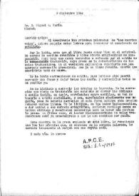 Carta de Carlos Esplá a Miguel Á. Marín sobre una traducción. 9 diciembre 1944 | Biblioteca Virtual Miguel de Cervantes