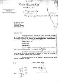 Carta de "Crédito Bursátil, S.A." a Carlos Esplá, 14 de noviembre de 1959 | Biblioteca Virtual Miguel de Cervantes