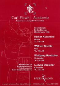 Academía Carls Flesh küntlerische le itune GMD Werner Stiefel | Biblioteca Virtual Miguel de Cervantes
