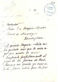 Carta de Rubén Darío a MACÍAS, Joaquín | Biblioteca Virtual Miguel de Cervantes