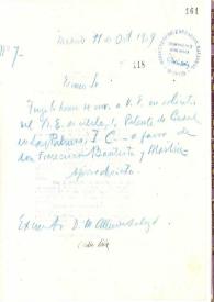 Carta de Rubén Darío a ALLENDESALAZAR, Manuel | Biblioteca Virtual Miguel de Cervantes