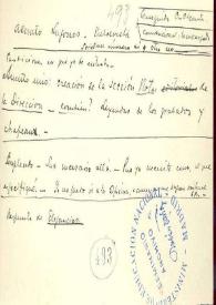 Nota manuscrita | Biblioteca Virtual Miguel de Cervantes