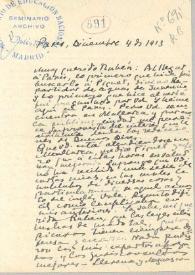 Carta de Gerchunoff, Alberto | Biblioteca Virtual Miguel de Cervantes