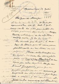 Carta de Gener, Pompeyo | Biblioteca Virtual Miguel de Cervantes