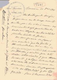 Carta de Gener, Pompeyo | Biblioteca Virtual Miguel de Cervantes