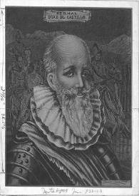 Fotografía de un retrato de Bernal Díaz del Castillo, de Guatemala | Biblioteca Virtual Miguel de Cervantes