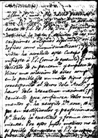 Minuta de carta en la que se responde negativamente a la petición de copias de inscripciones romanas de Cataluña. | Biblioteca Virtual Miguel de Cervantes