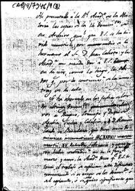 Minuta de carta sobre varios detalles cronológicos de las copias de documentos indeterminados remitidos anteriormente por Próspero Bofarull. | Biblioteca Virtual Miguel de Cervantes