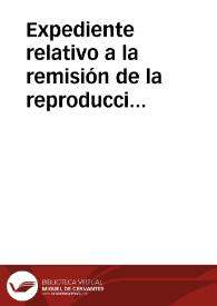 Expediente relativo a la remisión de la reproducción en cera de dos troqueles hallados en Helgueros. | Biblioteca Virtual Miguel de Cervantes