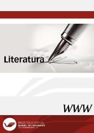 Literatura | Biblioteca Virtual Miguel de Cervantes