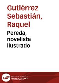 Pereda, novelista ilustrado / Raquel Gutiérrez Sebastián | Biblioteca Virtual Miguel de Cervantes