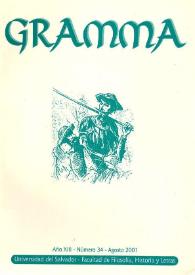 Gramma. Año XIII, número 34, 2001 | Biblioteca Virtual Miguel de Cervantes