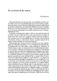 El escribano de las musas / Blas Matamoro | Biblioteca Virtual Miguel de Cervantes