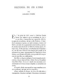 Historia de un libro / por Gregorio Prieto | Biblioteca Virtual Miguel de Cervantes