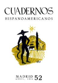 Cuadernos Hispanoamericanos. Núm. 52, abril 1954 | Biblioteca Virtual Miguel de Cervantes
