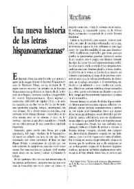 Una nueva historia de las letras hispanoamericanas / Luis Sáinz de Medrano Arce | Biblioteca Virtual Miguel de Cervantes