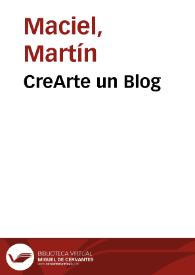 CreArte un Blog | Biblioteca Virtual Miguel de Cervantes