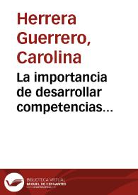 La importancia de desarrollar competencias comunicativas durante la educación básica | Biblioteca Virtual Miguel de Cervantes