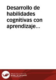 Desarrollo de habilidades cognitivas con aprendizaje móvil-  un estudio de casos | Biblioteca Virtual Miguel de Cervantes