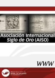 Asociación Internacional Siglo de Oro (AISO) / directora Fausta Antonucci | Biblioteca Virtual Miguel de Cervantes