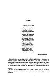 Antigüedad y actualidad de Luis Vélez de Guevara. Prólogo / C. G. P. | Biblioteca Virtual Miguel de Cervantes